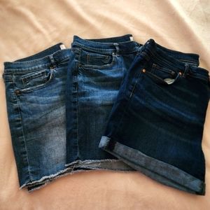 Loft Denim Shorts Lot of 3